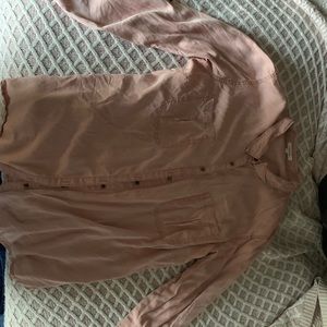 Pink button up